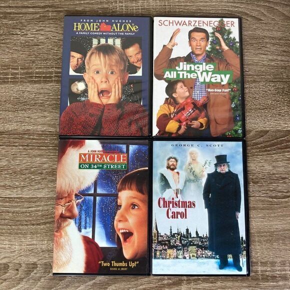 Christmas Classics 4 Disc DVD Collection Set Home Alone Holiday Movie Bundle - Picture 7 of 14